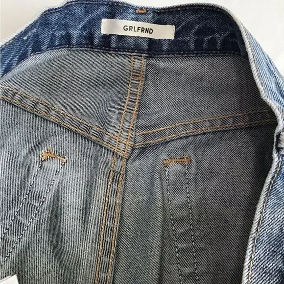 GRLFRND Karolina High Waist Straight Leg Denim Jeans Size 28